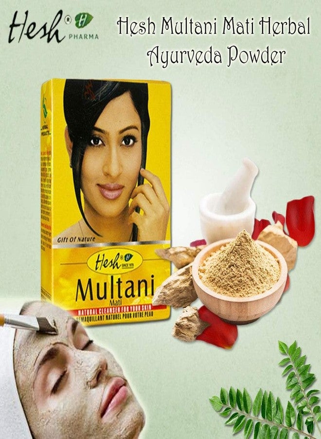 Hesh Herbal Multani Muti Powder 100GM | 3.5 oz | 100% Natural Herb Powder - Image 2