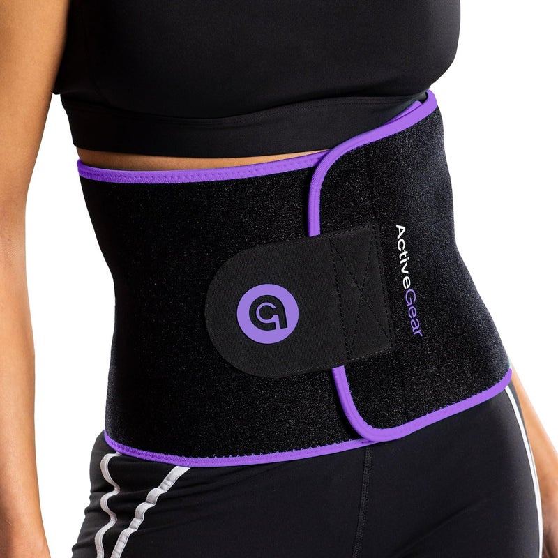 أكتيف غير حزام تقليم الخصر والتدريب الفاخر من ActiveGear للرجال والنساء - غلاف تنحيف معزز للتعرق للبطن، مقاس قابل للتعديل - Image 1