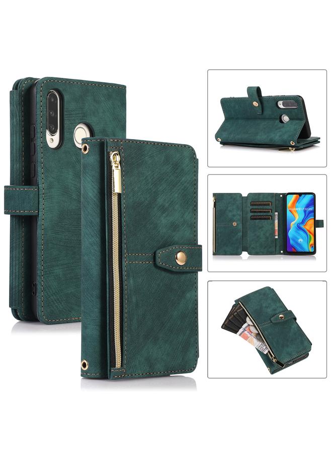 S-TOP Case For Huawei P30 Lite Dream 9-Card Wallet Zipper Bag Leather Phone Case - Image 1