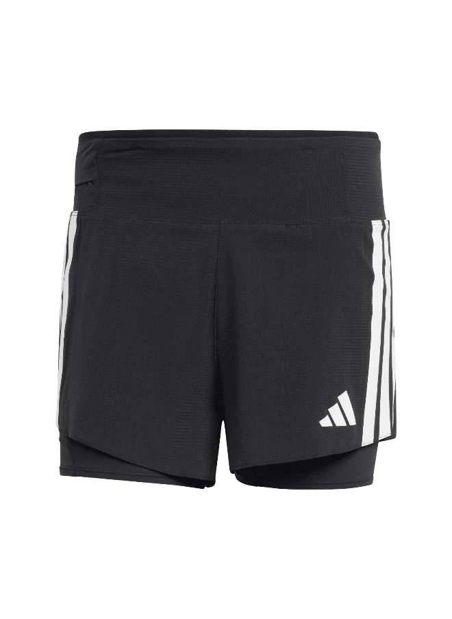 Adidas Adidas Adizero 2I1 M Black Running Shorts For Men Xs