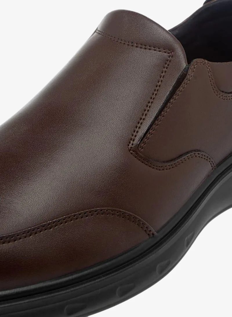 LBL by Shoexpress BROWN Solid Slip-On Loafers for Men | Best Price UAE