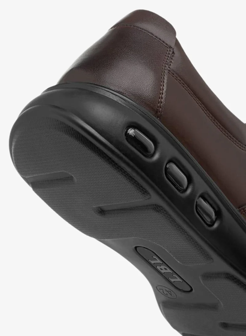 LBL by Shoexpress BROWN Solid Slip-On Loafers for Men | Best Price UAE
