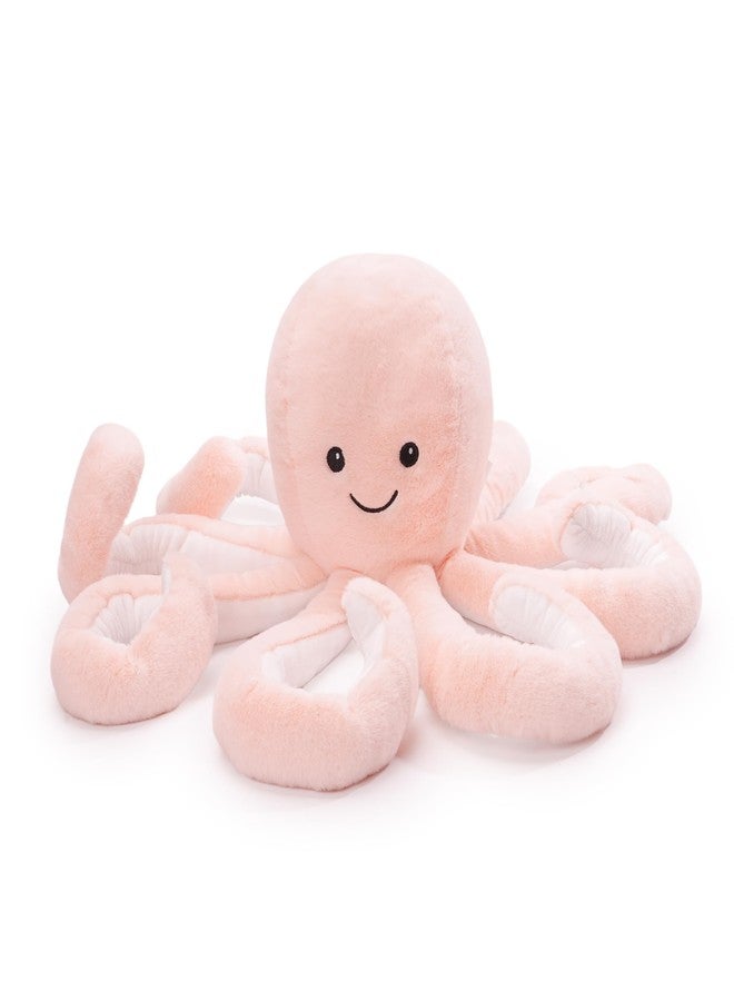 WEIGEDU Octopus Stuffed Animal Plush Toy Cute Pink Ocean Pillow with Curly Tentacles Soft Marine Life Gift for Kids Baby Nursery Decor - Image 1