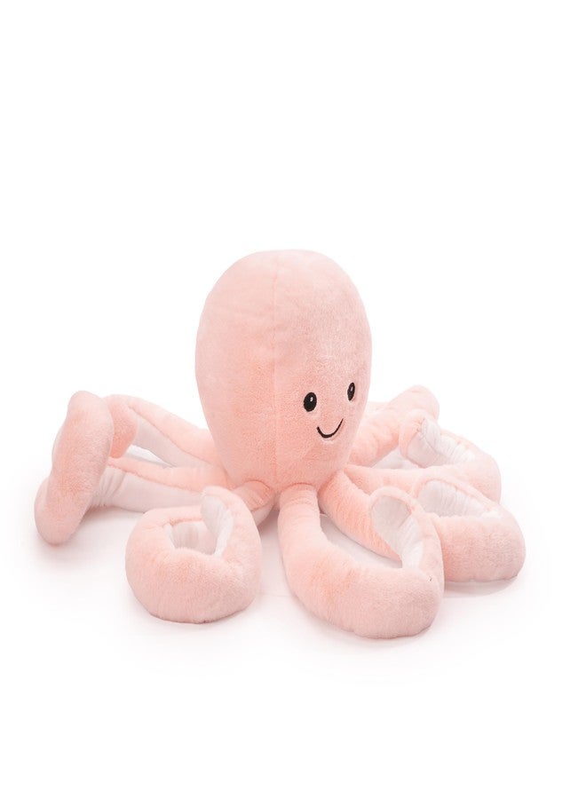 WEIGEDU Octopus Stuffed Animal Plush Toy Cute Pink Ocean Pillow with Curly Tentacles Soft Marine Life Gift for Kids Baby Nursery Decor - Image 2
