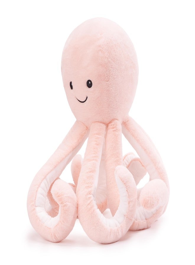 WEIGEDU Octopus Stuffed Animal Plush Toy Cute Pink Ocean Pillow with Curly Tentacles Soft Marine Life Gift for Kids Baby Nursery Decor - Image 3