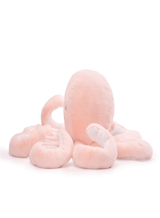 WEIGEDU Octopus Stuffed Animal Plush Toy Cute Pink Ocean Pillow with Curly Tentacles Soft Marine Life Gift for Kids Baby Nursery Decor - Image 4