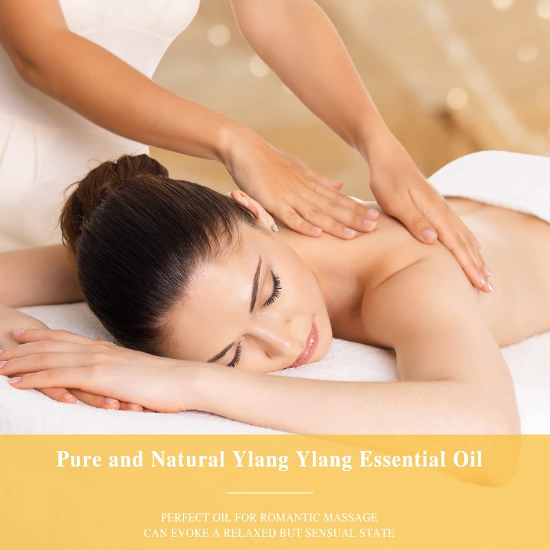 MAYJAM Ylang Ylang Essential Oil, MAYJAM 3.38FL.OZ Premium Quality Essential Oils for Diffusers for Home, 100ML Ylang Ylang Oil Scented Oil, Great for DIY Soap Candle Making - Image 5