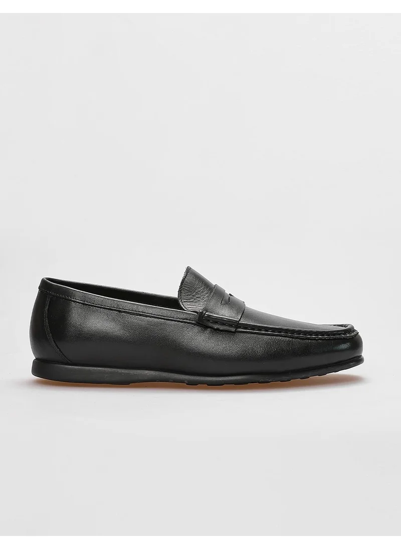 كاباني Leather Black Men's Casual Shoes