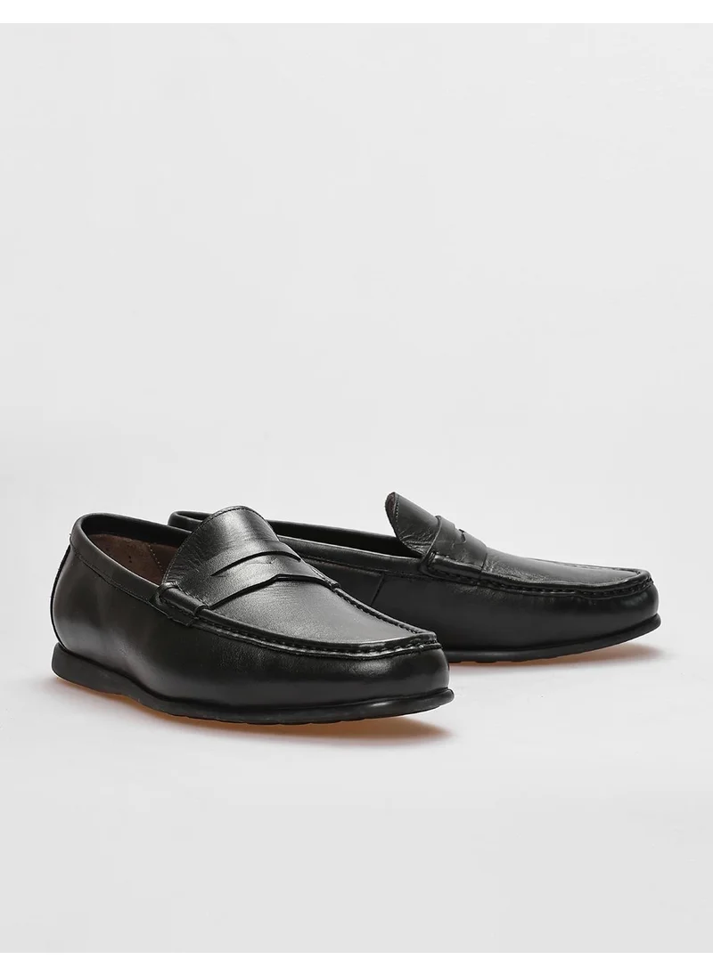 Cabani Leather Black Men's Casual Shoes