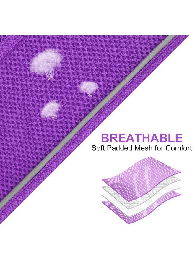 Joytale Small Dog Harness, Breathable Mesh Step-in Vest Harness, Reflective Soft Padded Harnesses Small Sized Dog for Walking, Purple, S - Image 5