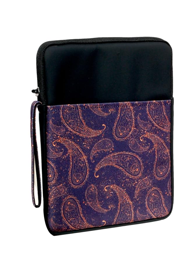 ProElite Tablet Sleeve Case Cover for Upto 11.5" for iPad 10.2/Air 10.9/Pro 11/ Samsung/Lenovo/Galaxy Tab A9 Plus/S8/S9/Realme Pad/Honor Pad X9/Xiaomi Mi pad 7/Redmi Pad/Oneplus Pad, Black Multileaf - Image 4