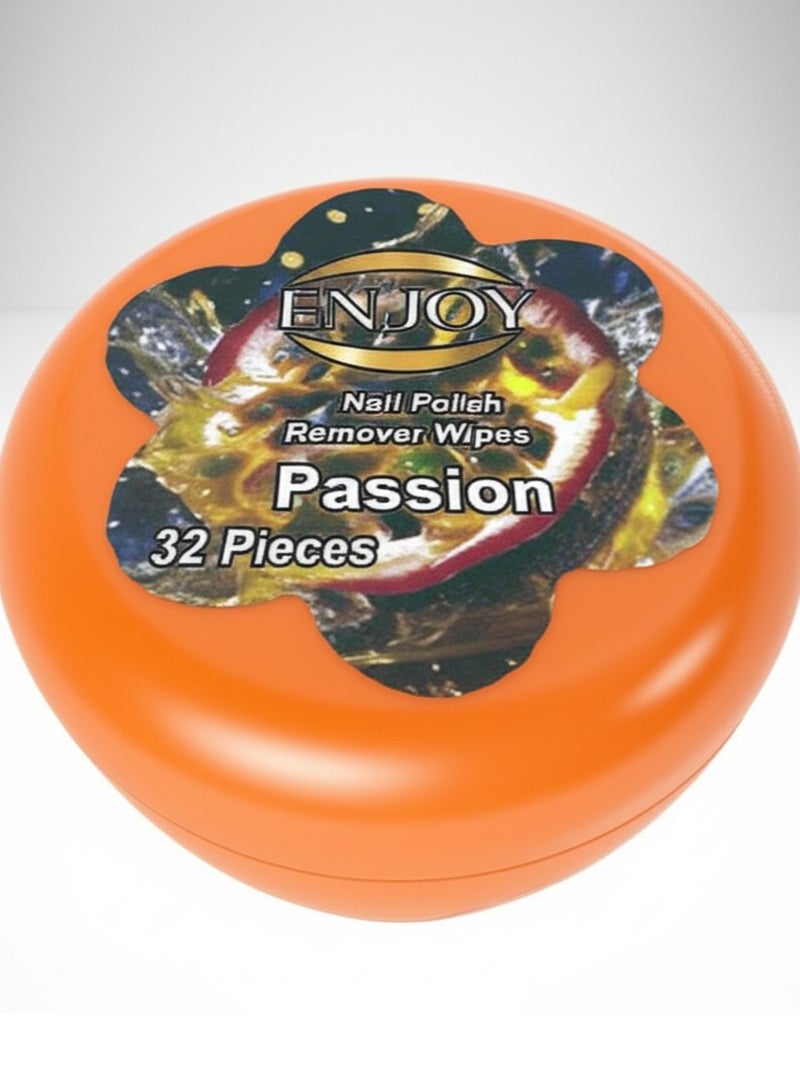 إنجوي مناديل انجوي  إزالة طلاء الأظافر 32 قطعة  رائحة باشون