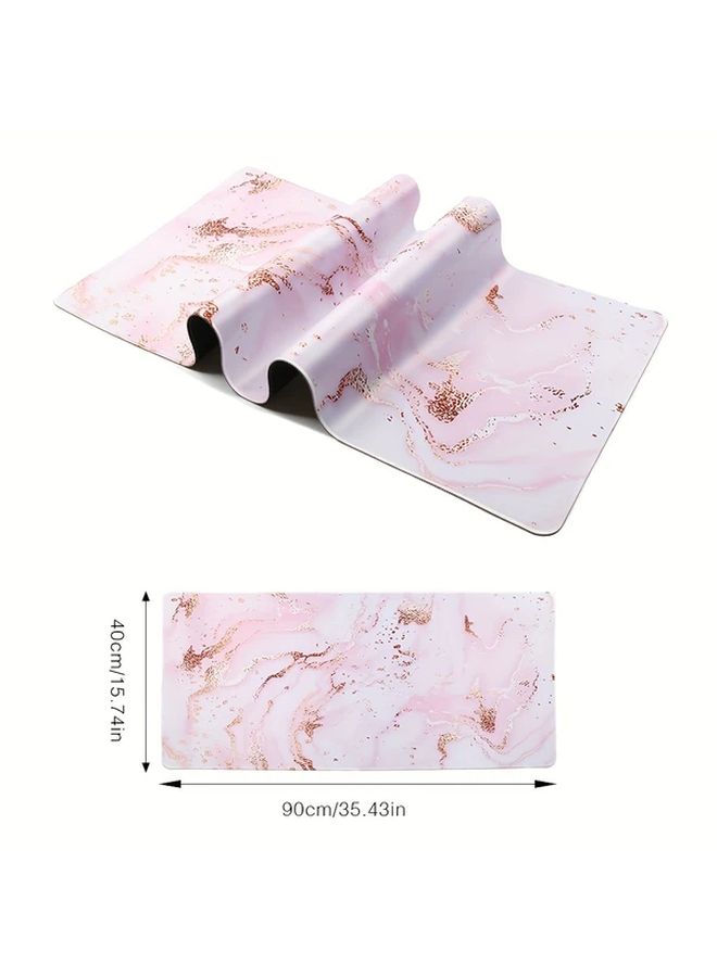 Purple Ergonomic Mouse Pad Set With Keyboard Wrist Rest And Non Slip Base - Image 3