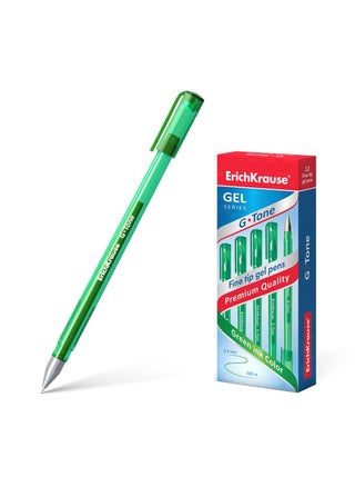 Gel ink pen G-Tone Stick Original 0.5, ink color: green (box 12 pcs.) - pzsku/ZDE6100B63E238DD611D4Z/45/_/1716540724/9d595ddf-adf0-4307-b069-08b8c4c92482