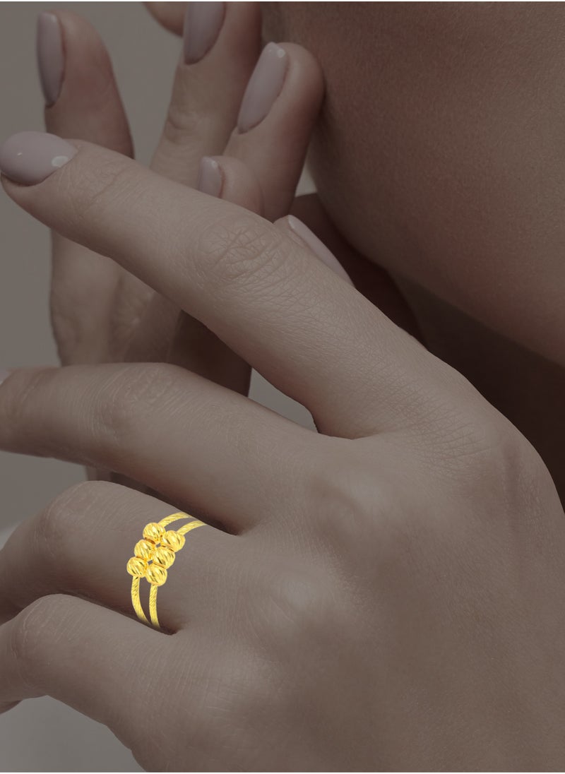 BAFLEH JEWELLERY Unleash the Beauty of 22kt Yellow Gold with Our Exclusive Ring  - Image 3
