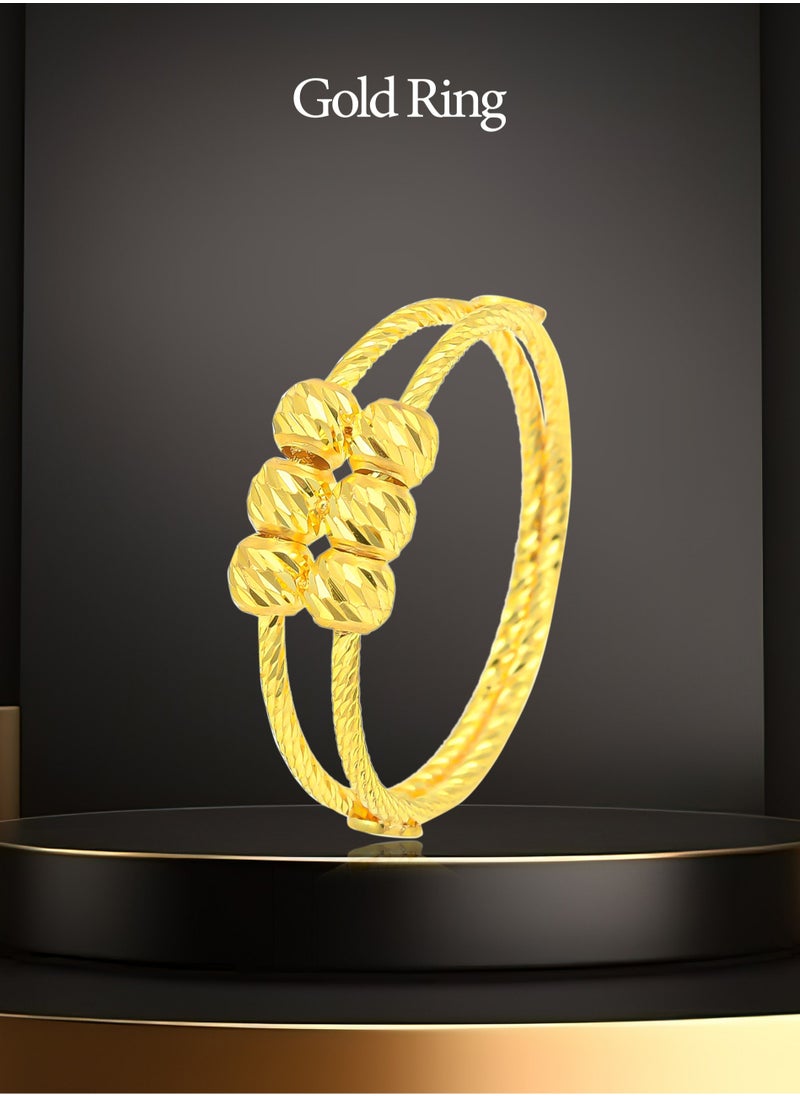 BAFLEH JEWELLERY Unleash the Beauty of 22kt Yellow Gold with Our Exclusive Ring  - Image 4