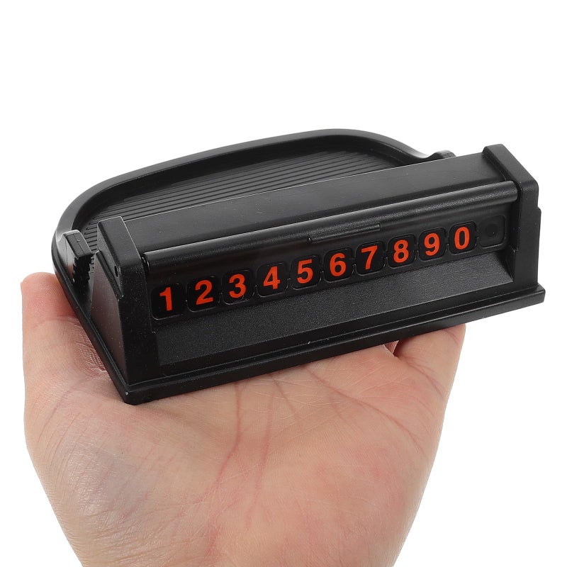 Universal Dashboard Phone Holder Hidden Adjustable Car Navigation Bracket Black - Image 5