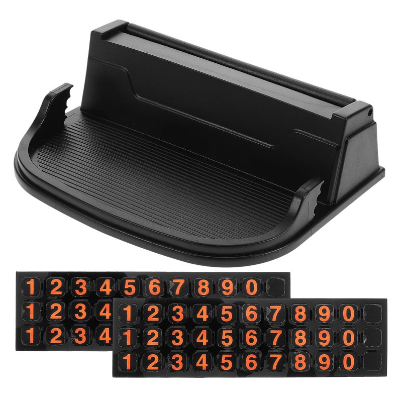 Universal Dashboard Phone Holder Hidden Adjustable Car Navigation Bracket Black - Image 2