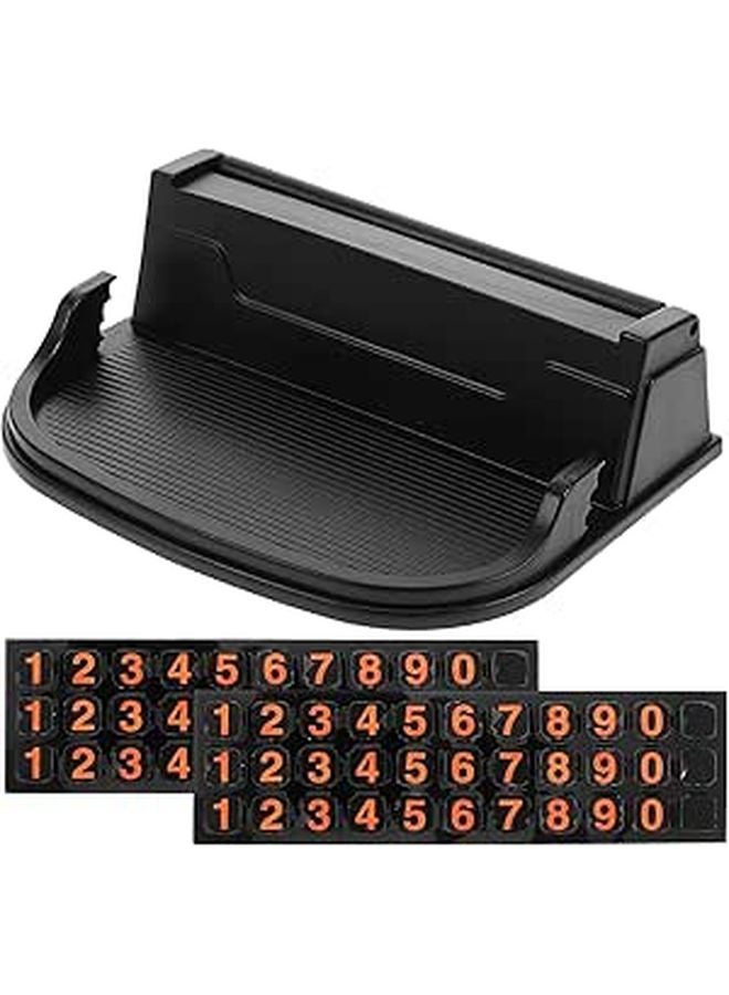 Universal Dashboard Phone Holder Hidden Adjustable Car Navigation Bracket Black - Image 1