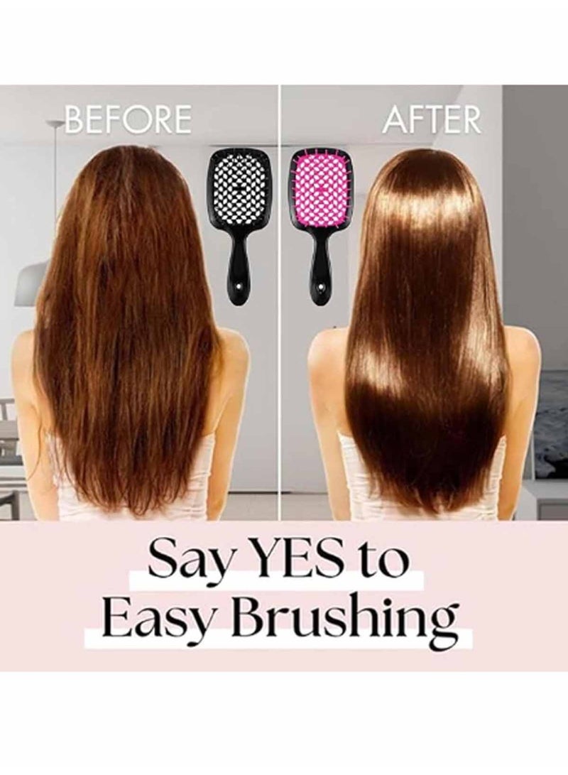 فرشاة لفك تشابك الشعر المجعد لإزالة التشابك بسهولة - Image 4