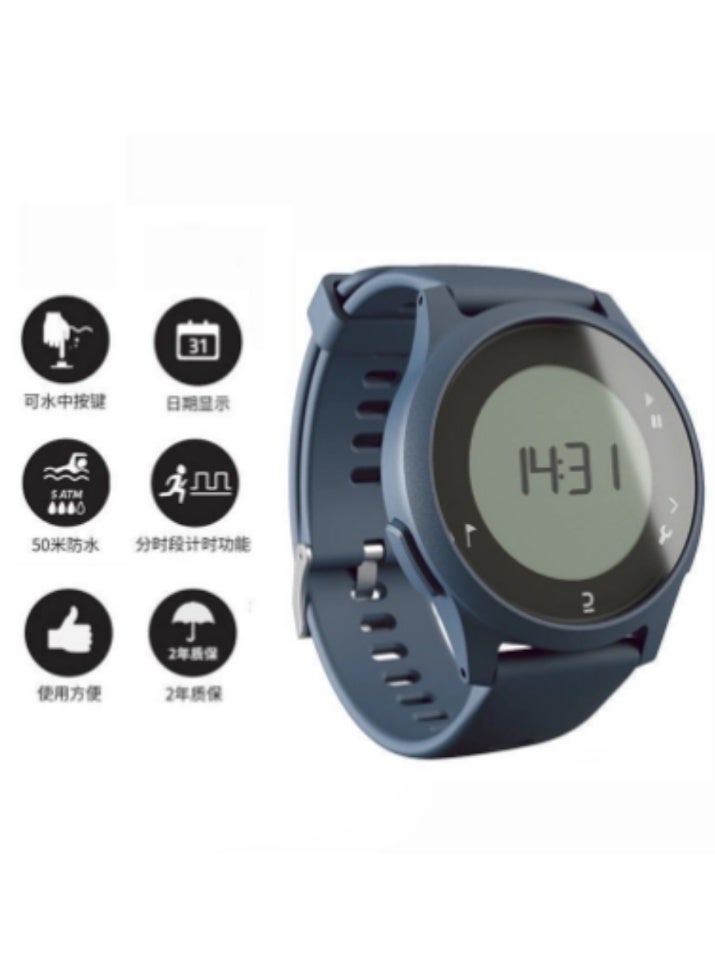 Decathlon KALENJI Multifunctional Blue Sports Watch with 50 - Meter Waterproof & Underwater Button Operation - Image 1
