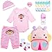 TatuDoll 11Pieces Reborn Baby Doll Clothes 1722 Inch Girl Baby Doll Outfits and Accessories Set Pacifier Magnetic Reusable Diaper and Cute Backpack - Image 2
