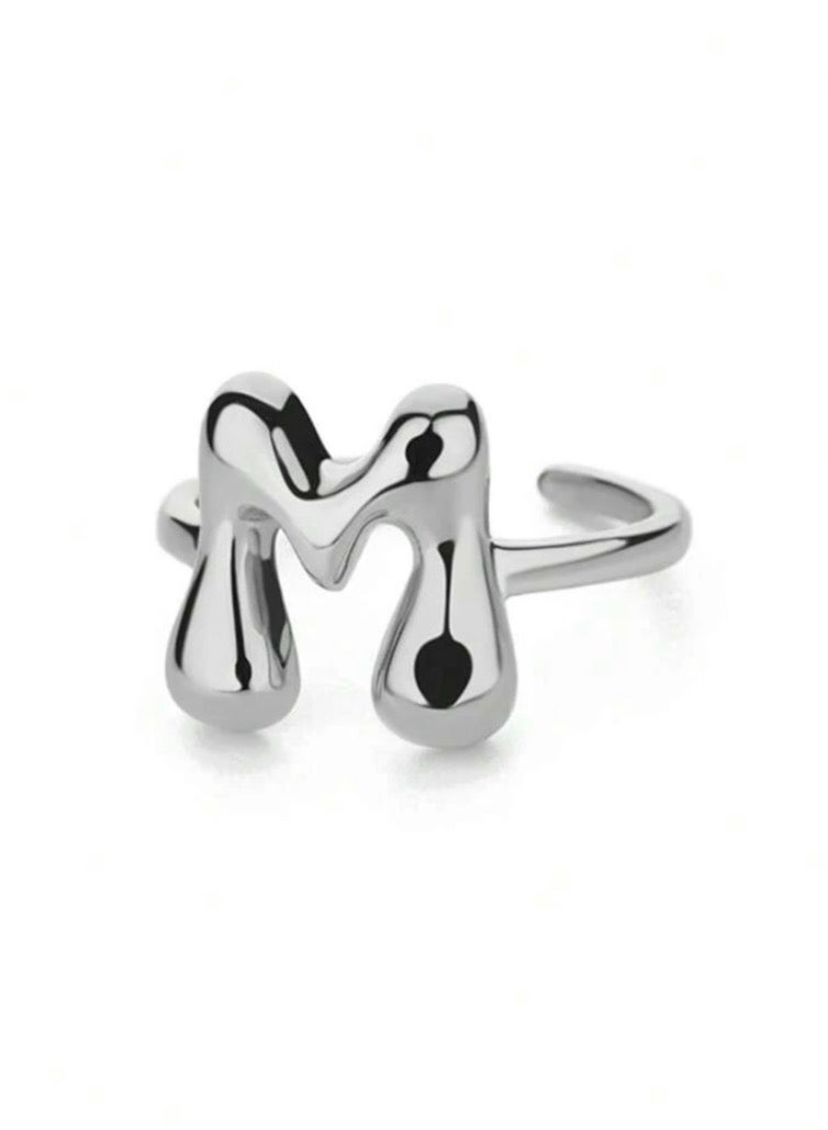 Equal Stainless Steel Silver Plated Ring For Women One Size - Image 2