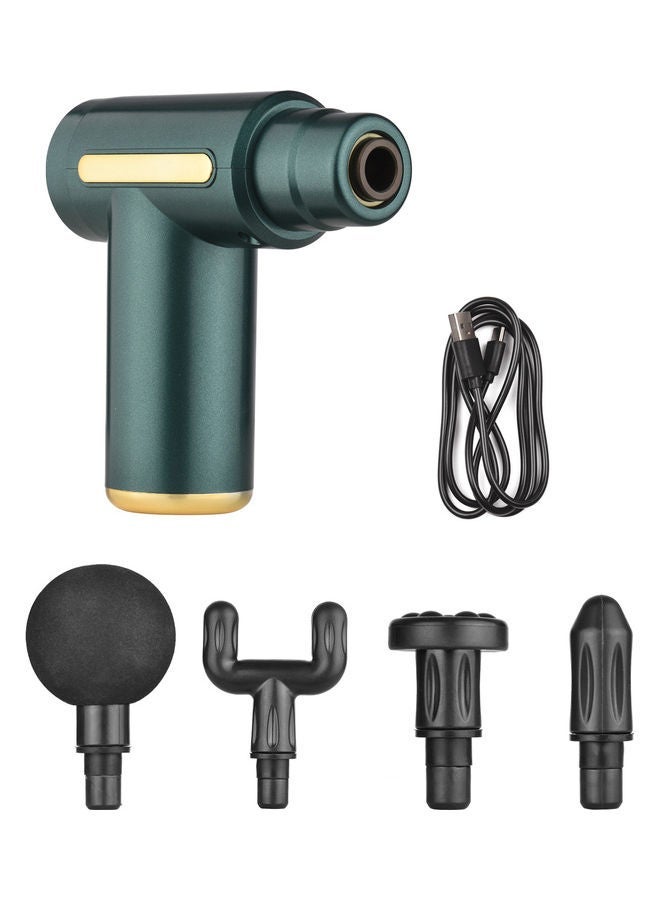 NIBEMINENT 6-Level Mini Fascia Massager with 4 Heads and USB Cable - Image 1