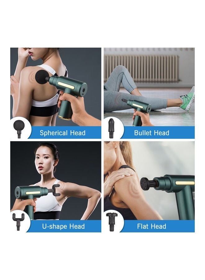NIBEMINENT 6-Level Mini Fascia Massager with 4 Heads and USB Cable - Image 3