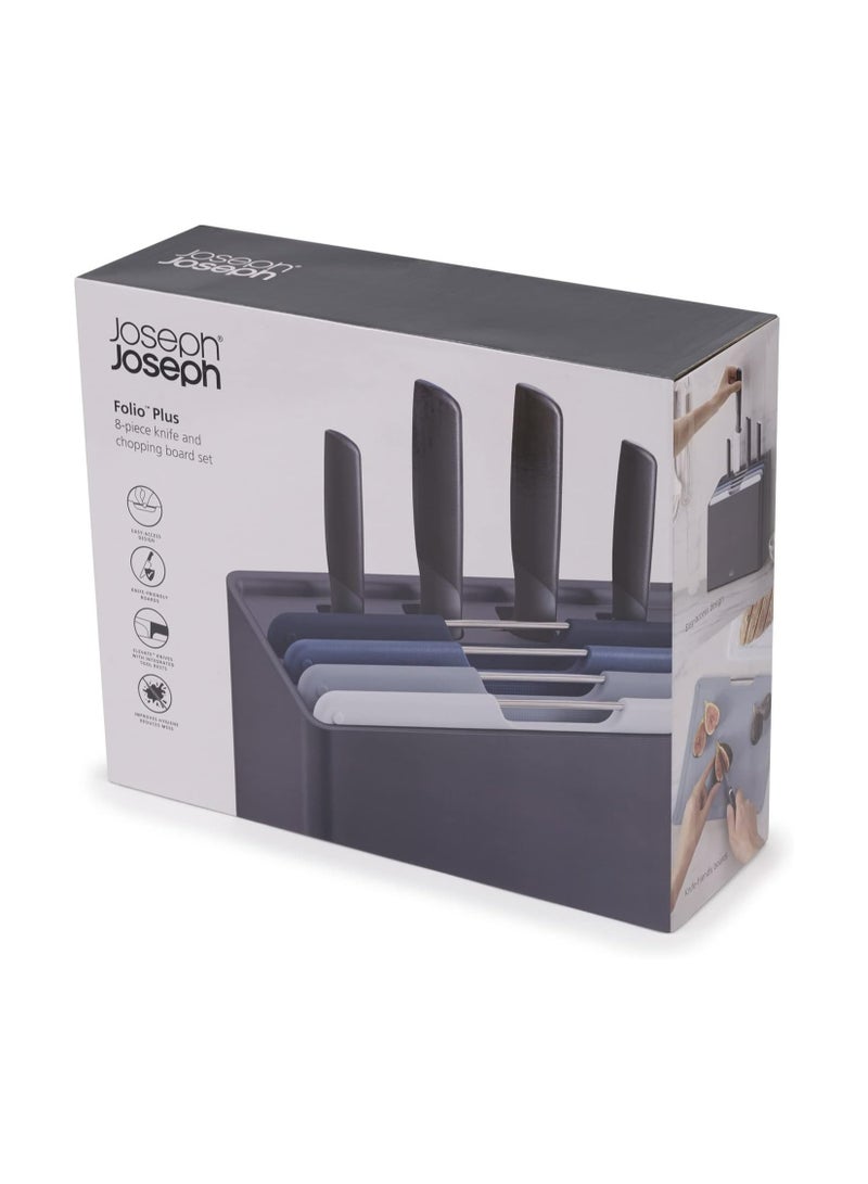 Joseph Joseph Folio Large Chopping Boards and Knives Set of 8 - Image 3