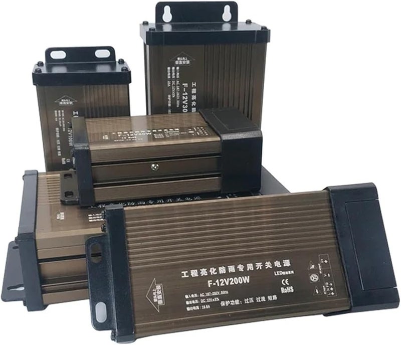 24V 8 5A 200W Waterproof LED Driver Power Supply Adapter DC 12V 24V 5A 10A 15A 20A Outdoor - Image 2