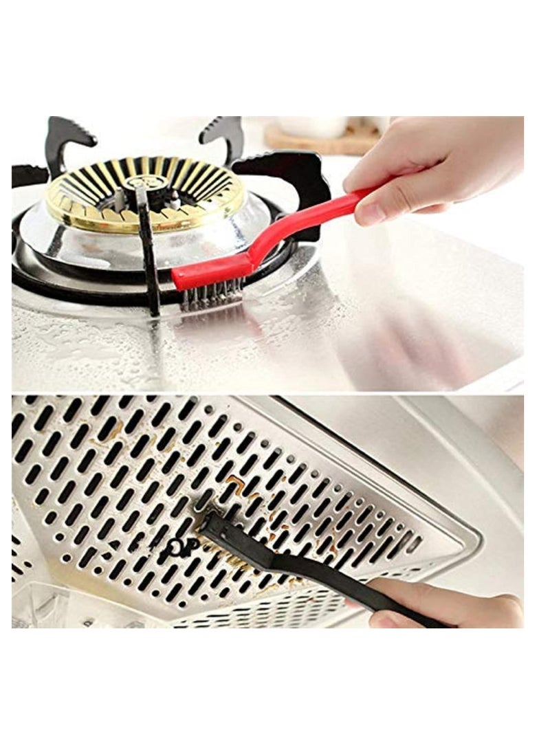 مجموعة فرش/ ادوات تنظيف سلكية صغيرة بشعيرات من النحاس والنايلون والستانلس ستيل والحديد للسيارة والمطبخ وبوتاجاز الغاز من 3 قطع - Image 5