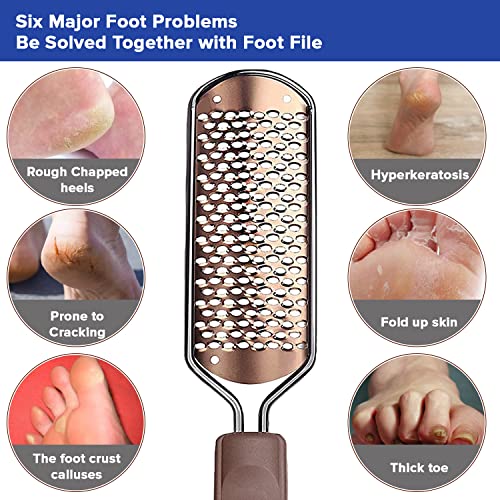 Dr.Foot Dr Foot | Foot Scrubber for Dead Skin | Heel Scrubber for Feet | Pedicure Tools | Foot Filer for Dead Skin Removal | Foot Scrubber for Cracked Heels | Foot Cleaning Brush | 1 Free Brush | Pack of 5 - Image 3