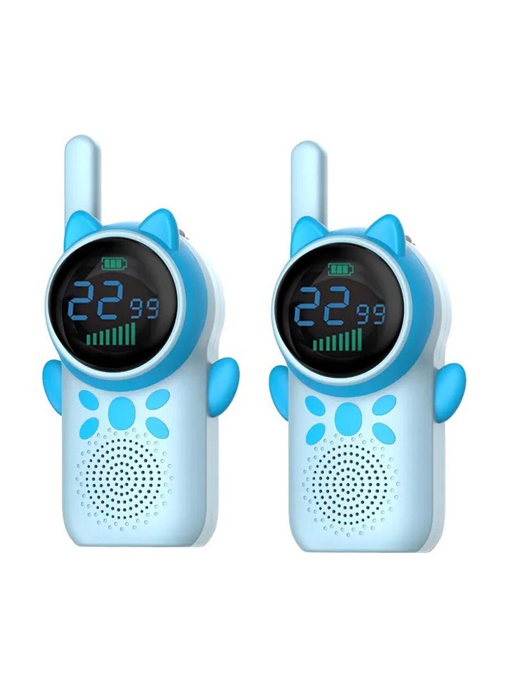MOCOM Kids Toy Adventure Walkie Talkies - Pretend Play Two-Way Radios for Imaginative Games, Built-in Flashlight & Rechargeable Battery, Perfect for Boys & Girls 3-12 Years Old  - Image 1