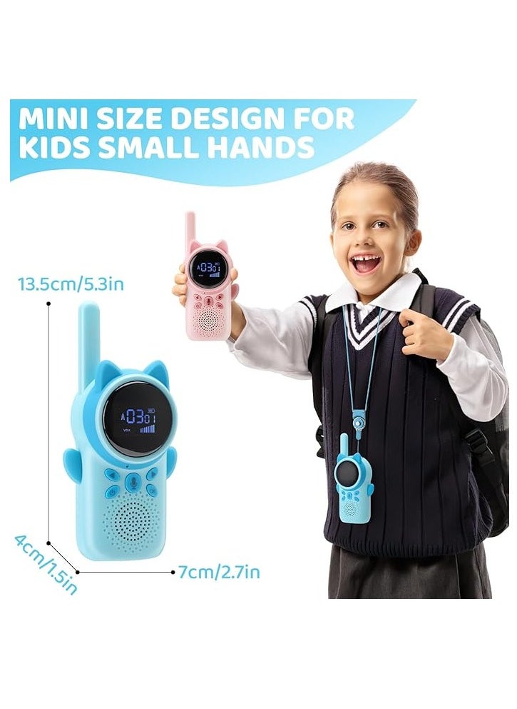 MOCOM Kids Toy Adventure Walkie Talkies - Pretend Play Two-Way Radios for Imaginative Games, Built-in Flashlight & Rechargeable Battery, Perfect for Boys & Girls 3-12 Years Old  - Image 2