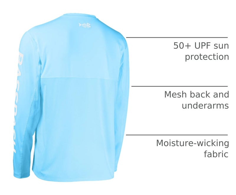 BASSDASH Fishing T Shirts for Men UV Sun Protection UPF 50+ Long Sleeve Tee T-Shirt - Image 4