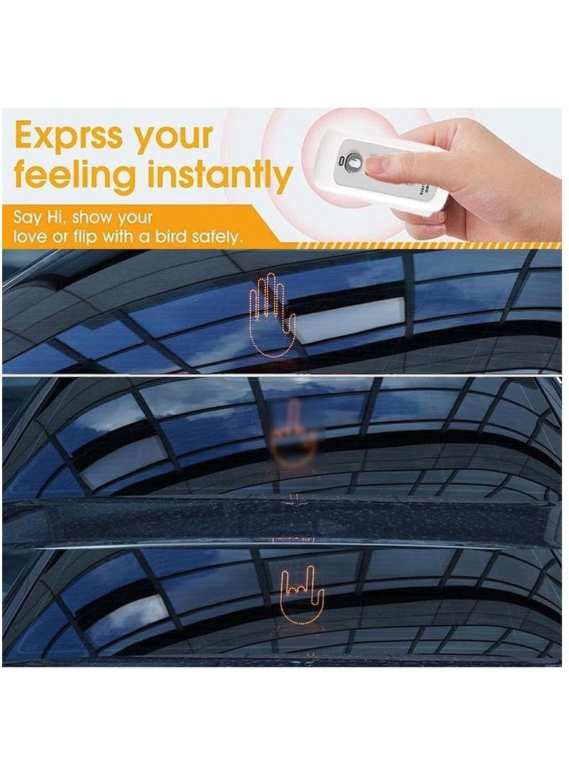 Generic - Car Multi-function Warning Light, Anti-rear Collision Light, Interactive Palm Light - Image 1