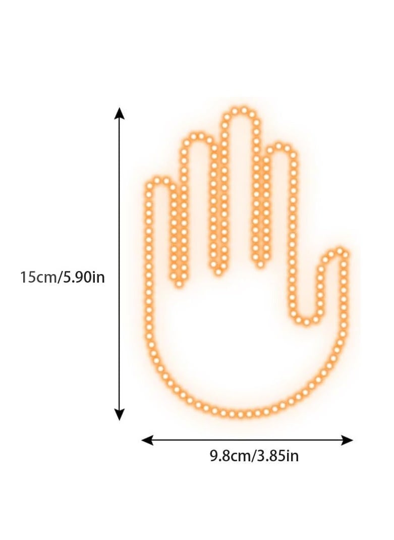 Generic - Car Multi-function Warning Light, Anti-rear Collision Light, Interactive Palm Light - Image 1