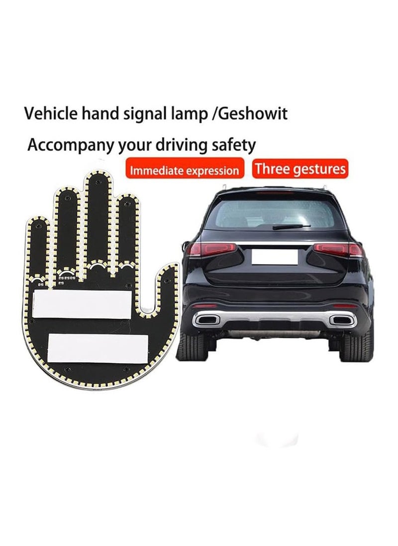 Generic - Car Multi-function Warning Light, Anti-rear Collision Light, Interactive Palm Light - Image 1