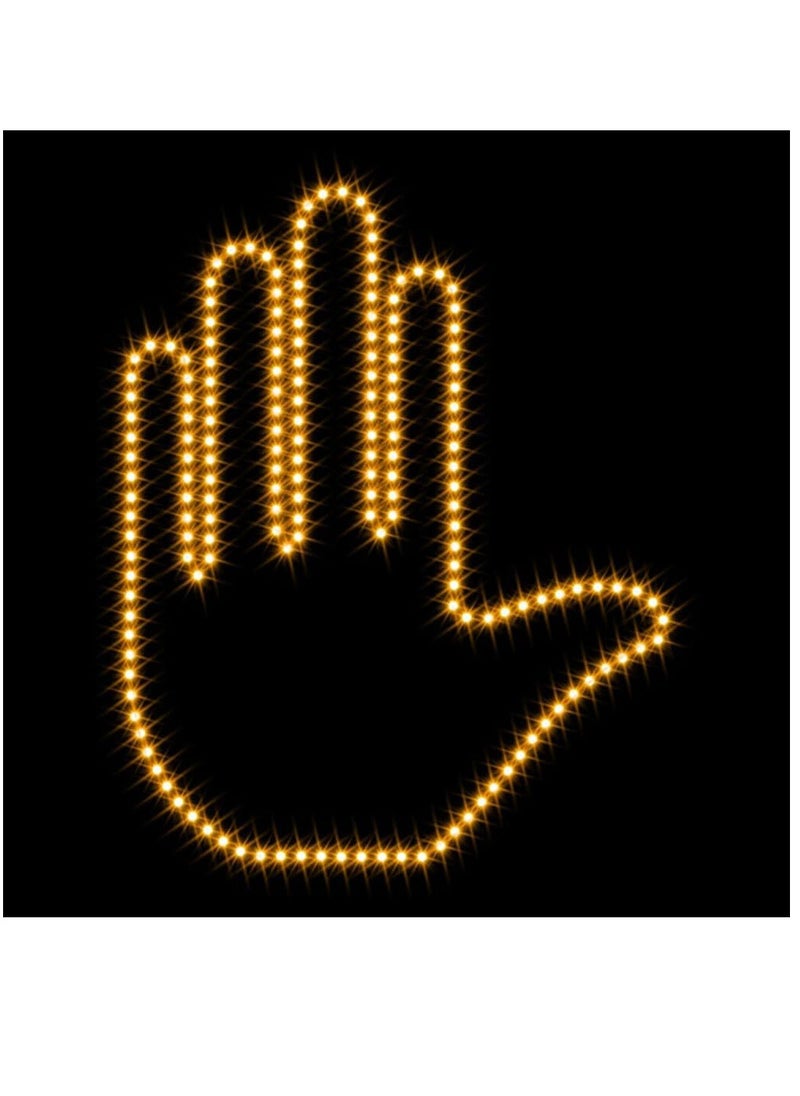 Generic - Car Multi-function Warning Light, Anti-rear Collision Light, Interactive Palm Light - Image 1