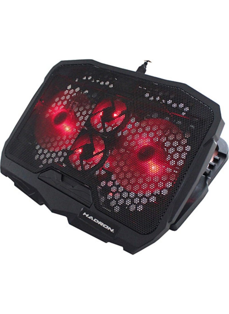BabilStore HD2008 Laptop Notebook Cooler with 4 Fans and Lighted Stand 