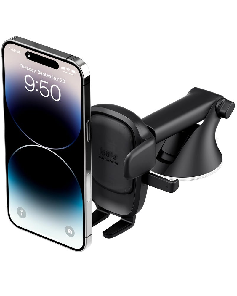 iOttie Easy One Touch Advanced Universal Car Mount Dashboard & Windshield Suction Cup Phone Holder for iPhone, Samsung, Google, All Smartphones - Image 1