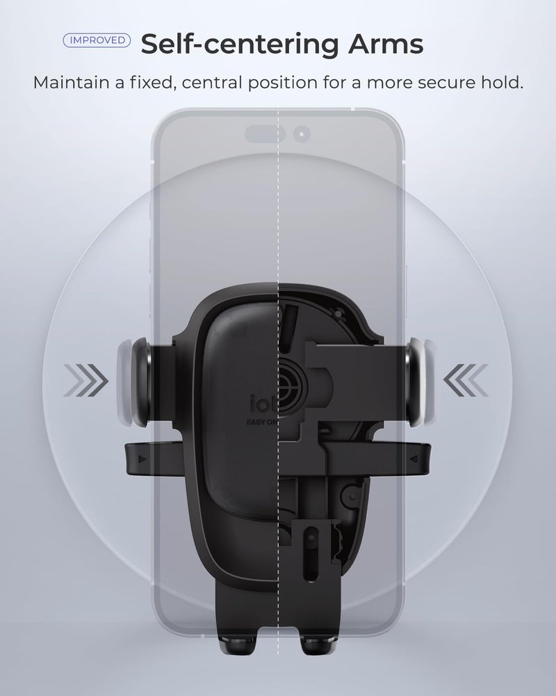 iOttie Easy One Touch Advanced Universal Car Mount Dashboard & Windshield Suction Cup Phone Holder for iPhone, Samsung, Google, All Smartphones - Image 3
