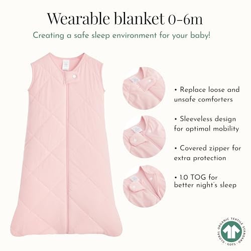 Evolur Baby Pink and Heart Print 3 Piece Mini Crib Bedding Set, Machine Washable, Soft and Breathable Toddler Bedding Set, Includes Fitted Sheet, Comfortor and Crib Skirt - Image 4