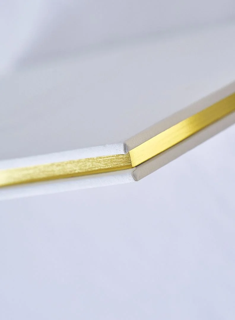 Ginger Ray Ginger Ray White Embossed Guestbook - Elegant Keepsake