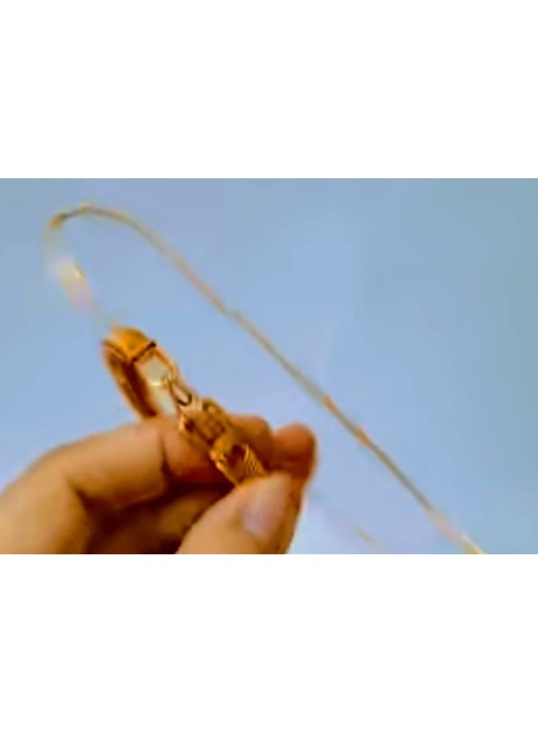 سلك أشغال المينا من النحاس الأحمر سماكة 0.8مم , طول 1 متر, وزن 15 جم , لتصاميم وصياغة المجوهرات والدوائر الإلكترونية . - Image 5