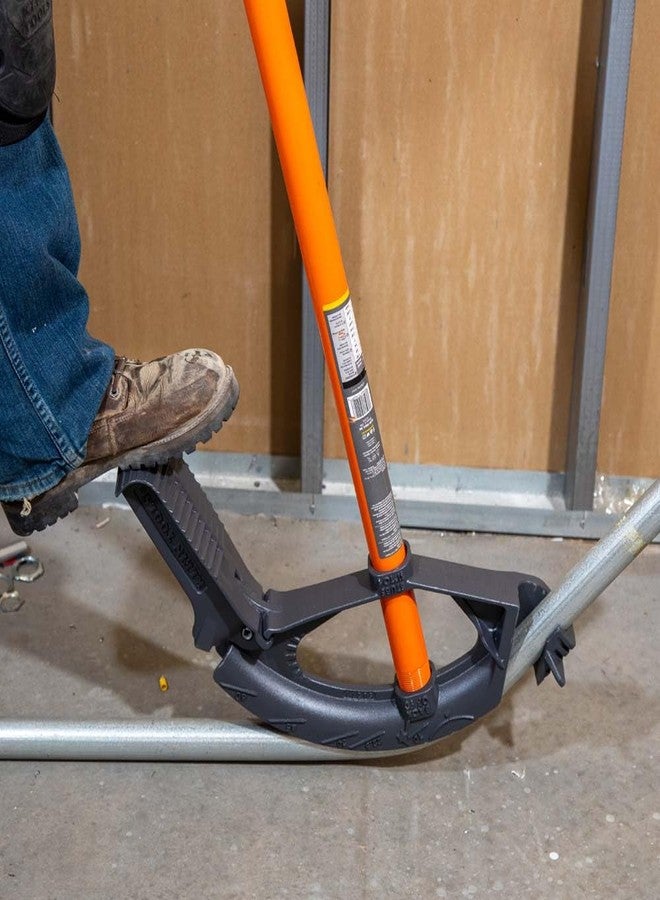 كلاين تولز مقبض ثني الأنابيب الفولاذي Klein Tools 51427 لثني الأنابيب EMT مقاس 1/2 بوصة و3/4 بوصة، 38 بوصة، للاستخدام مع رؤوس ثني الأنابيب Klein Tools - Image 4