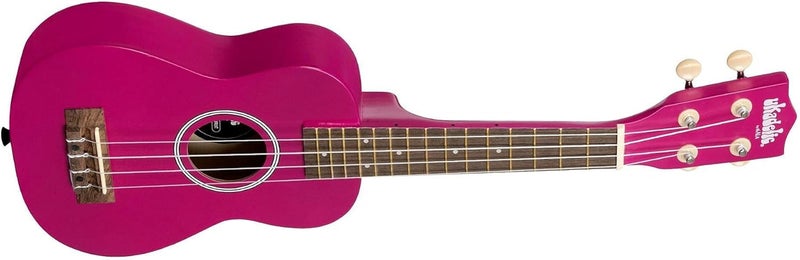 Kala Ukadelic Soprano Ukulele - Purple Dragon Fruit - Image 3