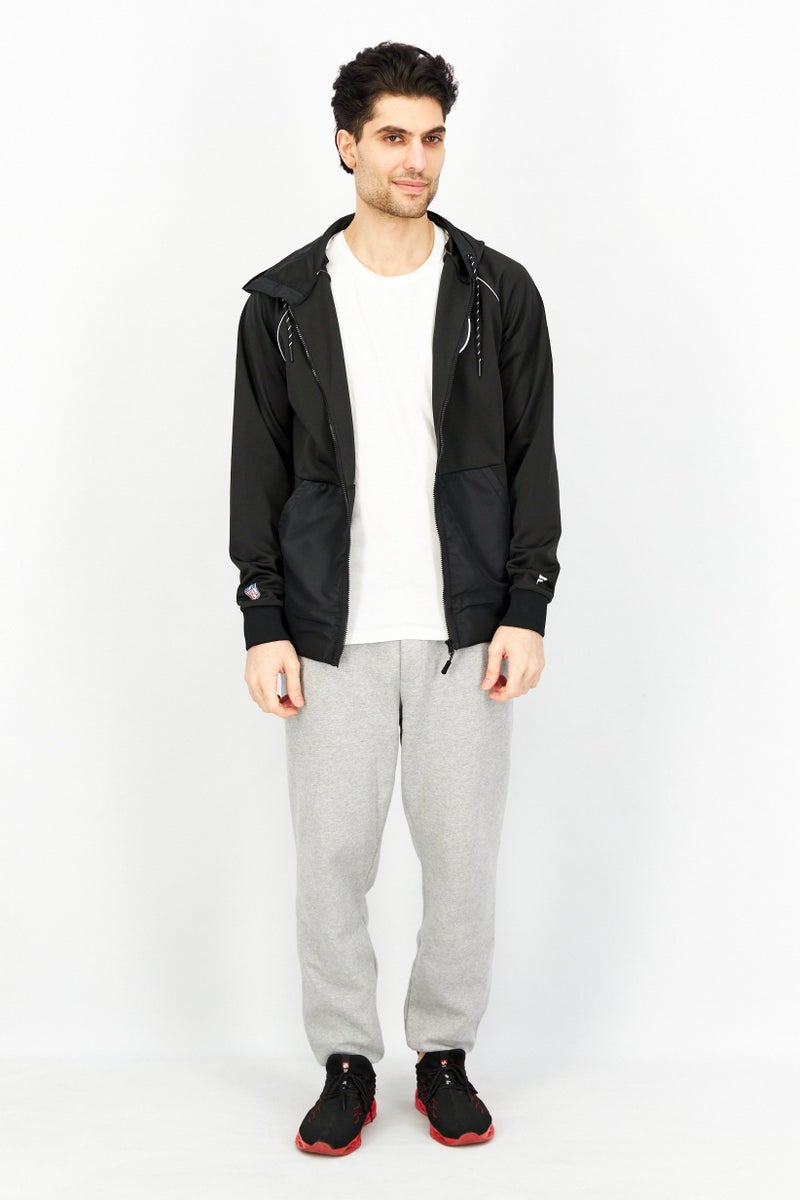 NFL ملابس رياضية للرجال بأكمام طويلة مناسبة، أسود - Image 2