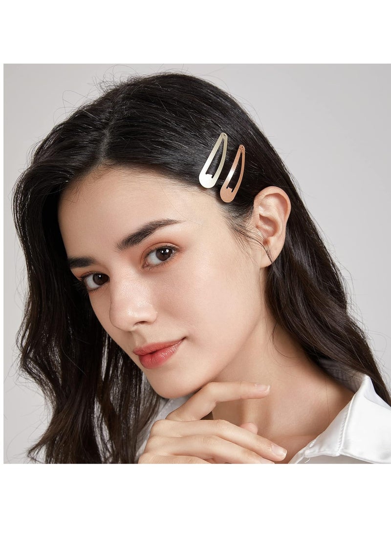 Dofash - Dofash 5Cm/2In Snap Hair Clips Metal Hair Clips Hair Accessories Hair Clips For Women 20Pcs (Brown) - Image 1